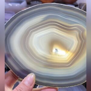 Agate Slice with Natural Patterns